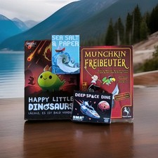 Happy Little Dinosaurs | Munchkin Freibeuter | Sea Salt&Paper | Deep Space Dine