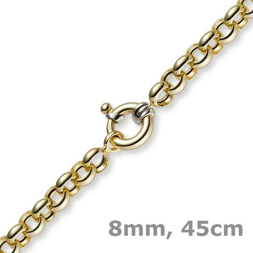 8mm kette collier - kette,
