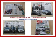 Citroen Spacetourer 2.0 HDI 177PS Literaturpaket - 3 komplette Zeitschriften