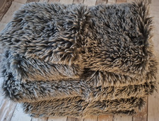 Mont Chalet Hochflor Bettwäsche-Garnitur Doppelbett 8tlg 135x200 grau