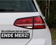 ENDE MERZ AUFKLEBER Sticker