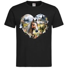 T-Shirt Pferde Reiten Pferd