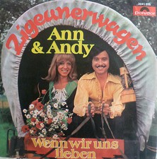 7" 1974 KULT ! ANN & ANDY : Zigeunerwagen // MINT- \