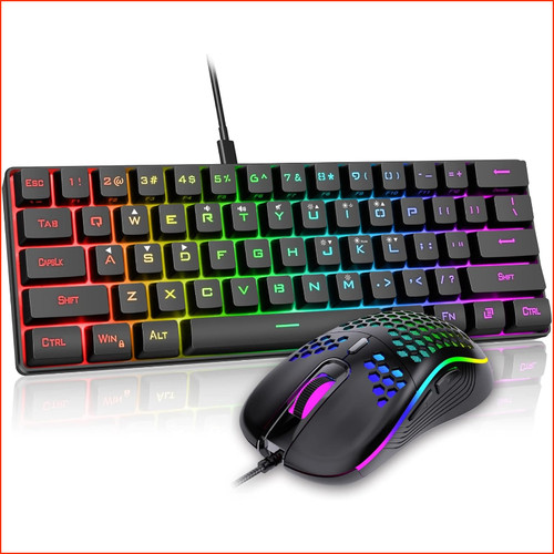 Gaming tastatur und maus set - tastatur,