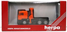 Herpa 1/87 143103 MAN Sattelzugmaschine LadeKran  - OVP (Spur H0)(2243K)