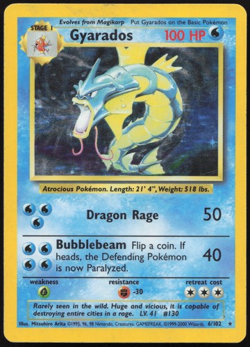 Pokémon garados holo rare - holo,