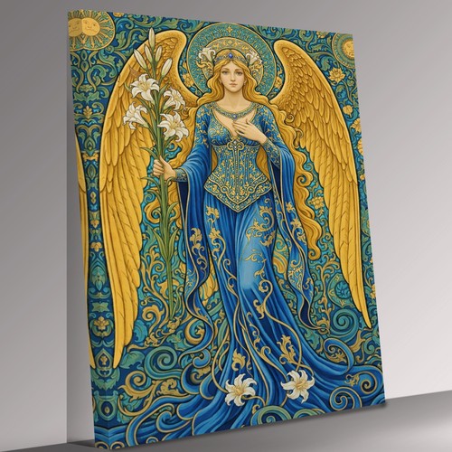 Art deco engel schutzengel - art,