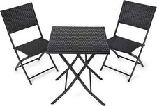 Balkonmöbel Rattan Tisch Set