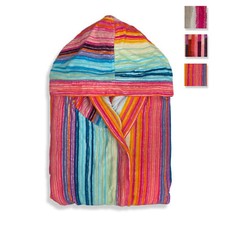 Bademantel Frottee mit Kapuze Motiv Missoni Riviera Multicolor Sommaruga