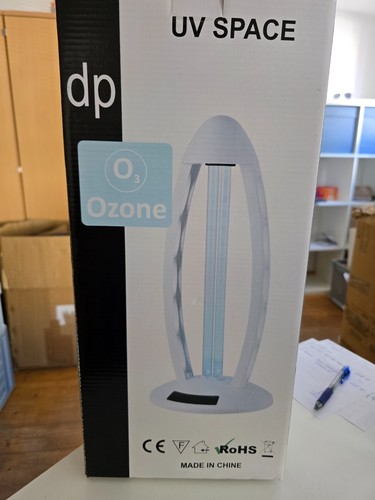 Lampe space weiß 38w - uv,