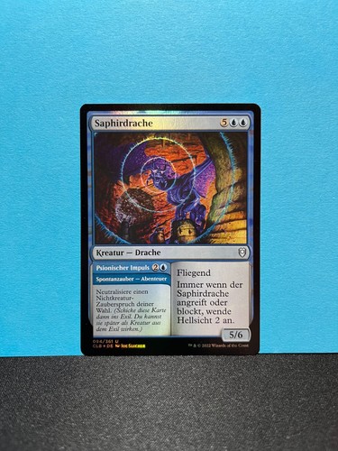 Foil saphirdrache sapphire - saphirdrache,