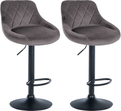 2er set barhocker lazio - barhocker, samt