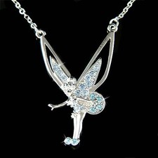 Blau Tinkerbell mit Swarovski
