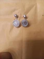 GMK Designer-Ohrringe – Guido Maria Kretschmer, Edelstahl, Zirkonia, ungetragen