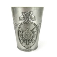 Jugendstil Zinn Becher