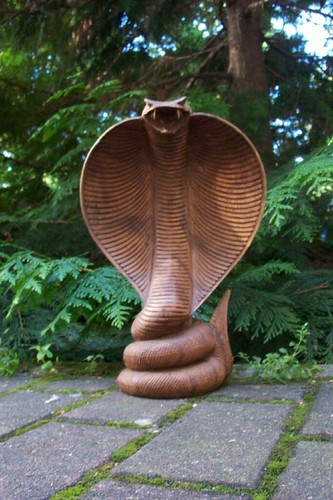 Edle holz kobra aus bali - kobra,
