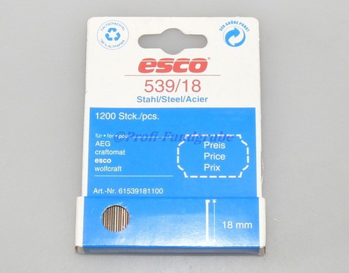 1200 esco tackernägel 539 - esco,