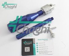 Handbohrmaschine silber & blau