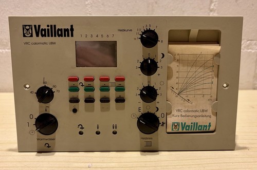 Vaillant vrc calormatic ubw - vrc, ubw–