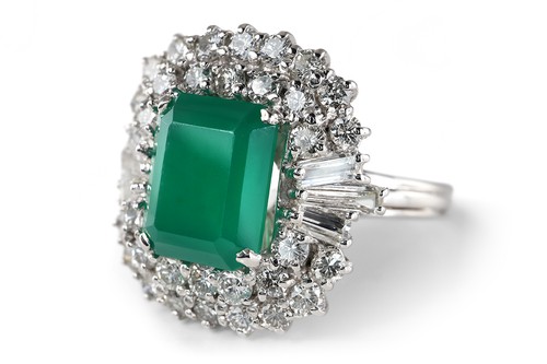 Ring chrysopras ct - ring,