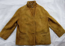 DamenTrachten Luxus-Leder-Jacke Sämisch gegerbtes Hirschleder Braun XXL Defekt!