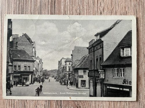 Ansichtskarte köthen cöthen - ansichtskarte,