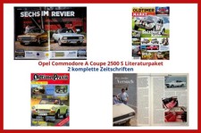 Opel Commodore A Coupe 2500 S Literaturpaket - 4 komplette Zeitschriften
