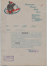 DDR 1957 VEB ZEUGNIS FA. TREFF