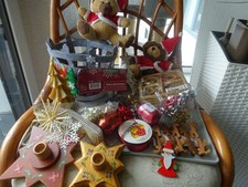 Melinera: DEKO-KÖRBCHEN befüllt mit verschiedenen Deko-Artikeln zu Weihnachten