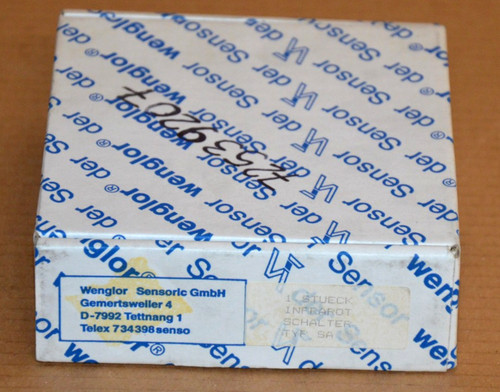 Wenglor infrarot schalter typ - infrarot,