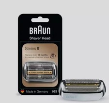 Neu Braun 92S Series 9 silber günstig kaufen + schneller Versand Scherkopf DE