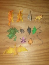 Dinosaurier & Tierfiguren Sammlung – 12 Stück – Frösche, Reptilien, Dinos, Tiere