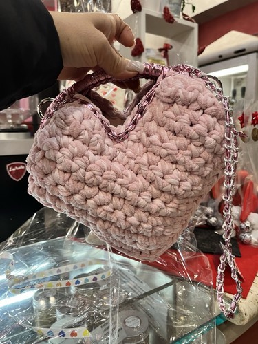 Herztasche clutch bag komplett - herztasche,