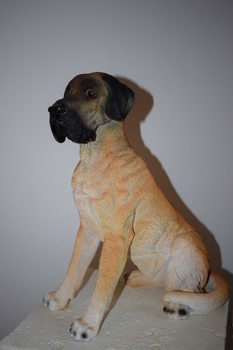 Dogge gartenfigur hund hündin - gartenfigur,