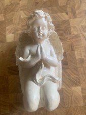 Antik Style,Marmoroptik,weiß,Grabengel,Grabschmuck,Weihnachten,Allerheiligen 