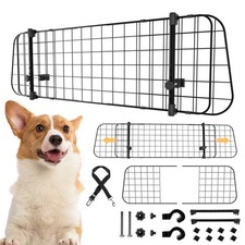 Hundegitter-Auto Kofferraumabtrennung Schutz schwarz verstellbar