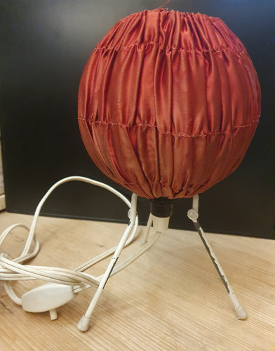 50er 60er tischlampe rot - tischlampe,