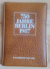 DDR Münzmappe 4 X 5 Mark + Medaille 750 Jahre Berlin 1987