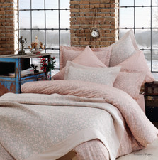 5tlg. Bettwäsche Bettgarnitur Baumwolle  200x200 200x220 220x240cm Elenora Rosa