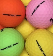 50 GOLFBÄLLE VOLVIK VIMAT BUNT MATT AAA MATTE BUNTE LAKEBALLS