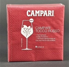 Campari Tocco Rosso Servietten