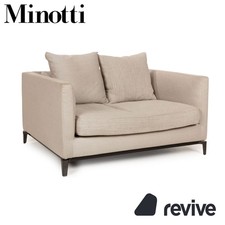 Minotti Andersen Lovechair Stoff Sessel Beige