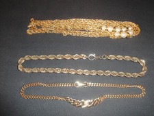 Ketten, Modeschmuck, Konvolut