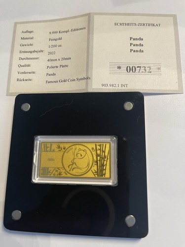 Goldbar panda 40x20 1 200 - goldbar,