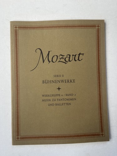 Noten mozart nasw serie ii - noten.,