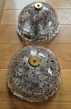 TZ Schmitz, 70er, Muranoglas, Vintage, Deckenlampe, rund, Halbkugel, 70s