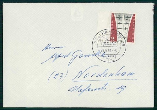 Berlin brief 1959 luftbrücke - berlin,