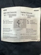 bedienungsanleitung Samsung VP-D351,D352,D353,D354,D355 Camcorder