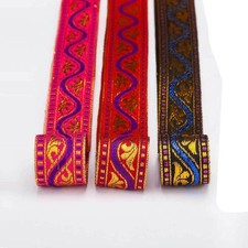 Indisch Band Saree Grenze,Dekorativ Sari Metallische Traditionelle Borte,3 Farbe