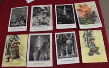 antike Weihnachtskarten Weihnachten wellen Rand (27)